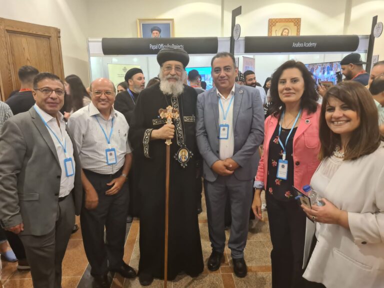 مشاركة المعهد بالمعرض المقام ضمن فعاليات ملتقى الشباب القبطى الدولى Back to the Roots