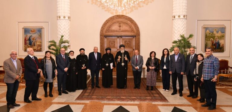 قداسة البابا يلتقي شركاء التنمية في الكنيسة القبطية الأرثوذكسية